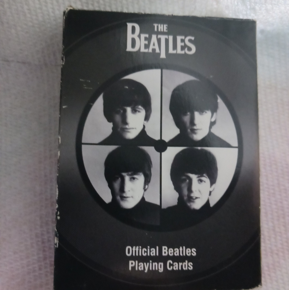 Vintage Beatles Playing Cards